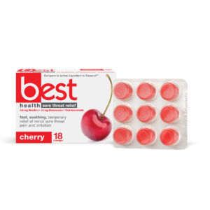 Best Health Throat Lozenges w/Benzocaine 18/bx