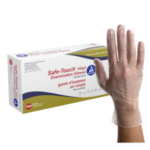 Disposable Vinyl Gloves, Md, 100/box
