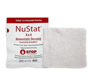 NuStat Hemostatic Dressing 4" x 4", 10ct box