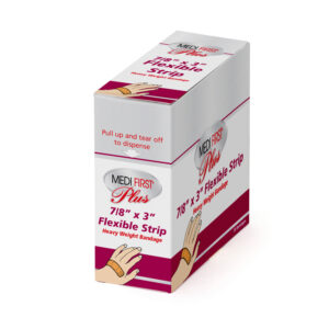 Heavy Weight Fabric 7/8" x 3" Strip Bandages, 50/box