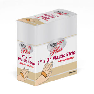 1" x 3" Plastic Bandages, 60/box