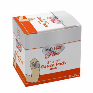MFP Gauze Pads 3" x 3", Sterile, 25/box