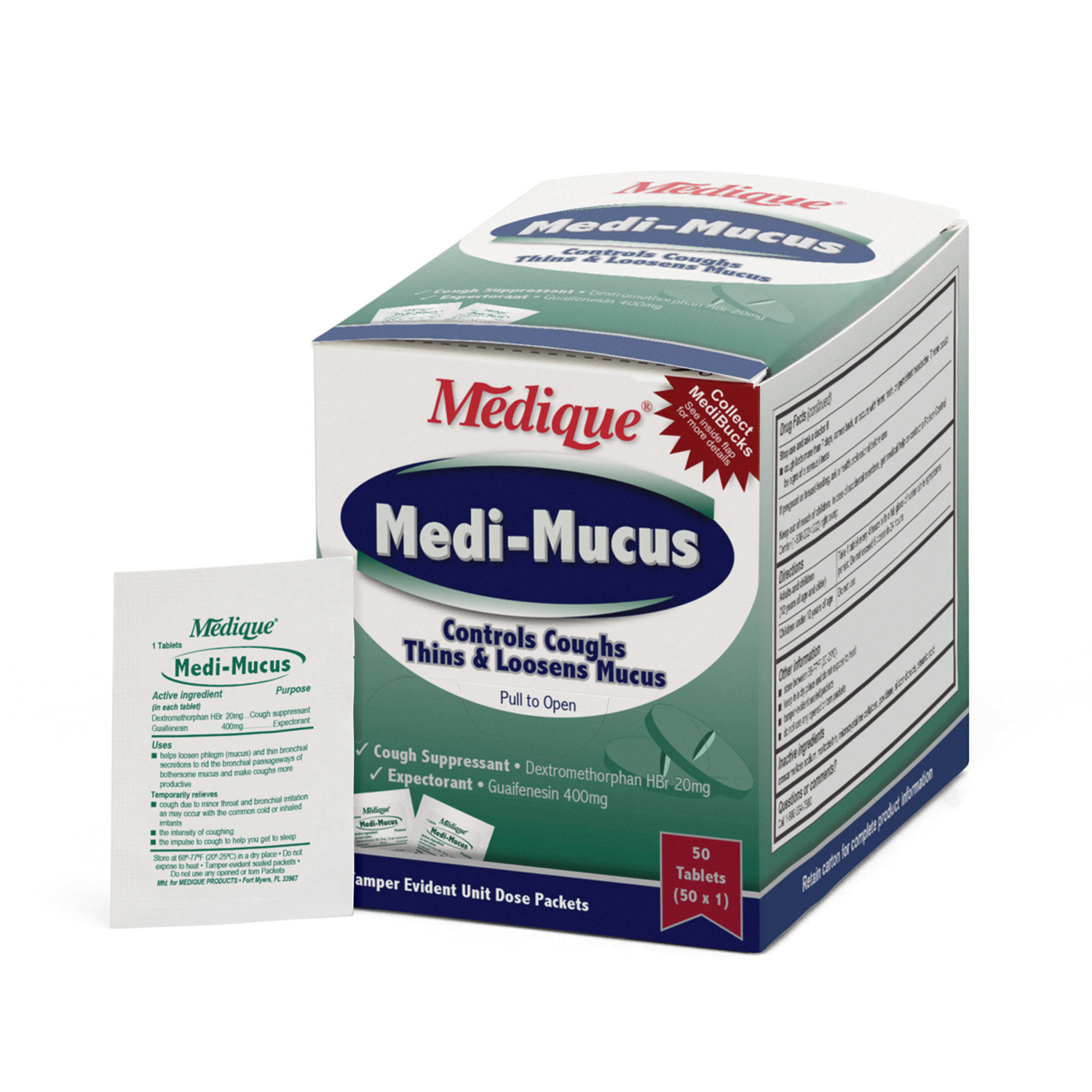 Medi-Mucus Tabs 50x1