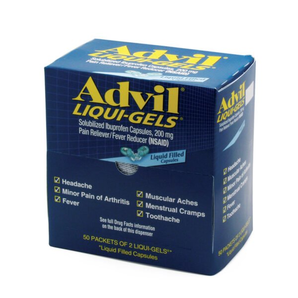 Advil Liquid Gels 50x2