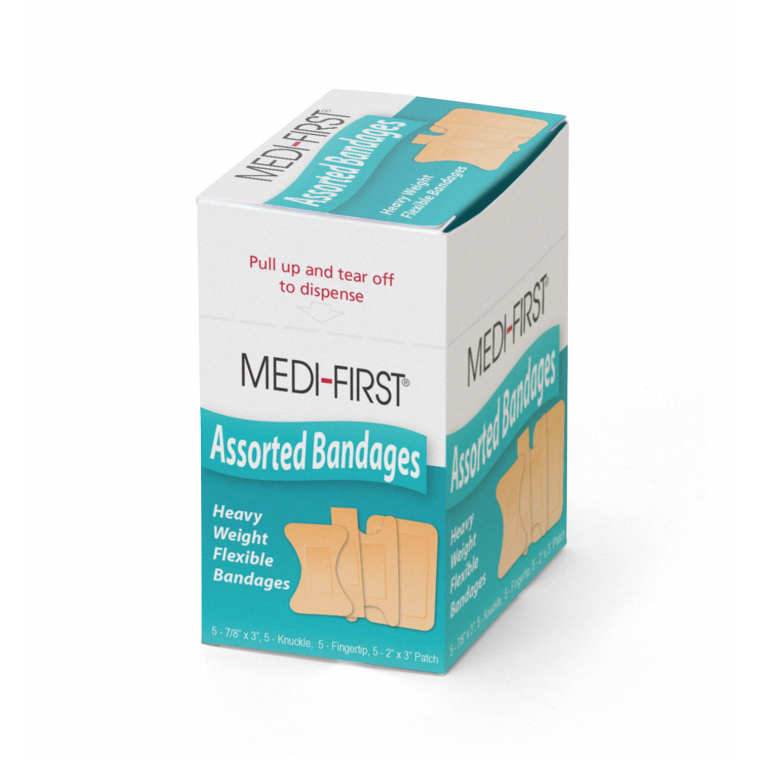Heavy Weight Fabric Assorted Bandages, 20ct