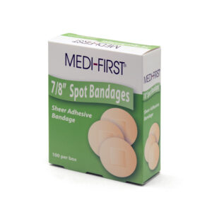 7/8" Sheer Spot Bandages, 100/bx