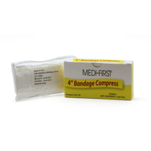 Bandage Compress 4" Unitized