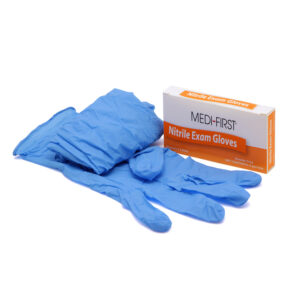 Disposable Nitrile Gloves, Pair Unitized