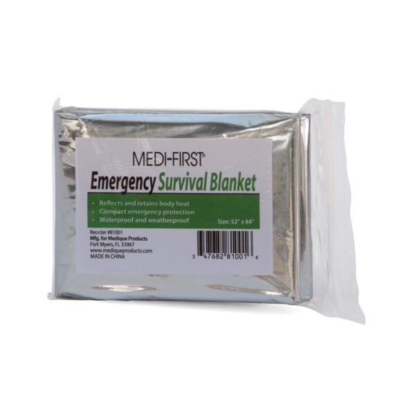 MF Rescue Blanket Silver 52" x 84"