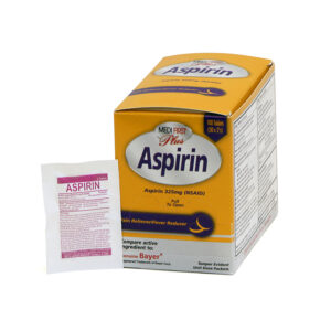 Aspirin 325mg Tabs  50x2
