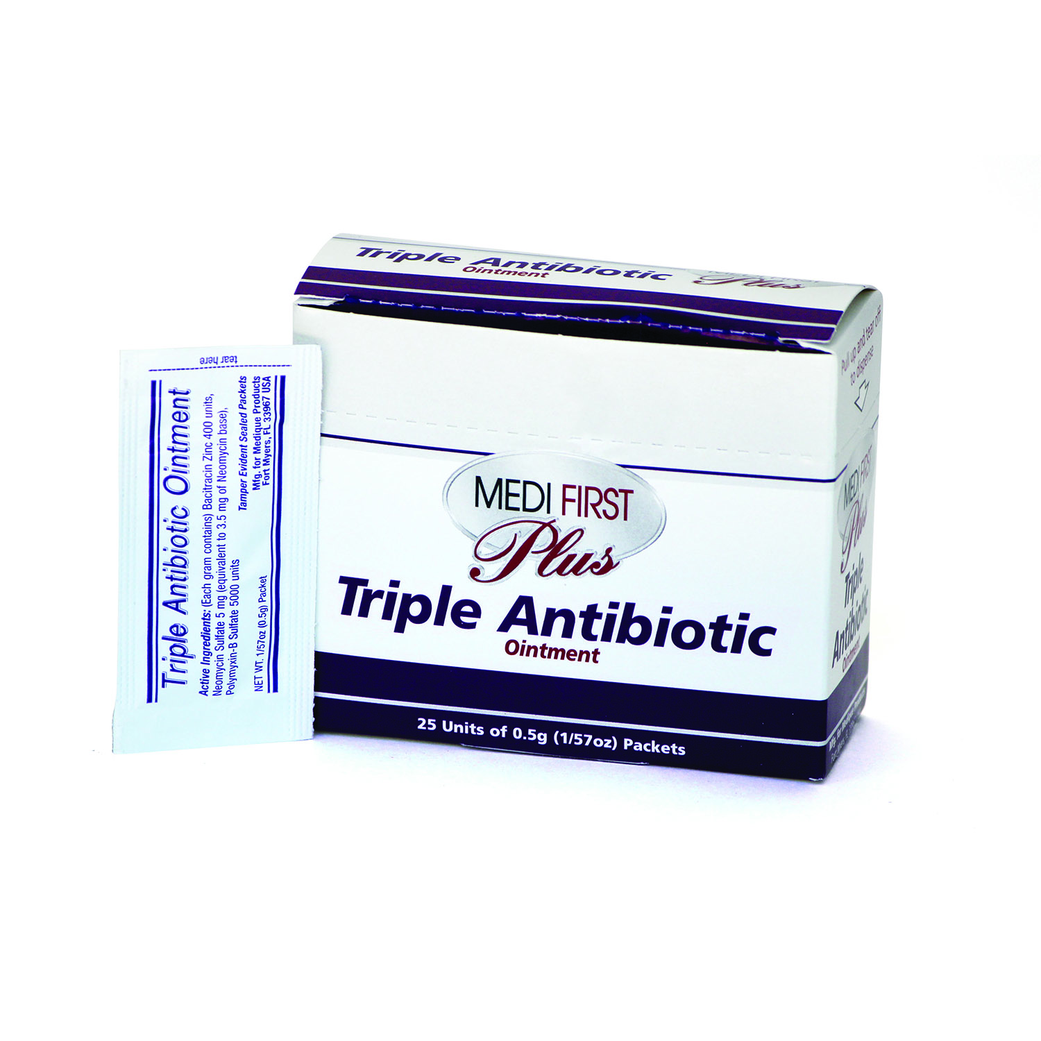 MFP Triple Antibiotic Ointment 0.5gm, 25/bx