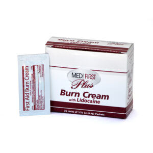 MFP Burn Cream w/Lidocaine 0.9gm Pkts 25/