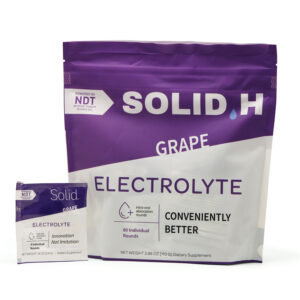 SOLID.H® Electrolyte Tablets, Grape, 20x4/bag